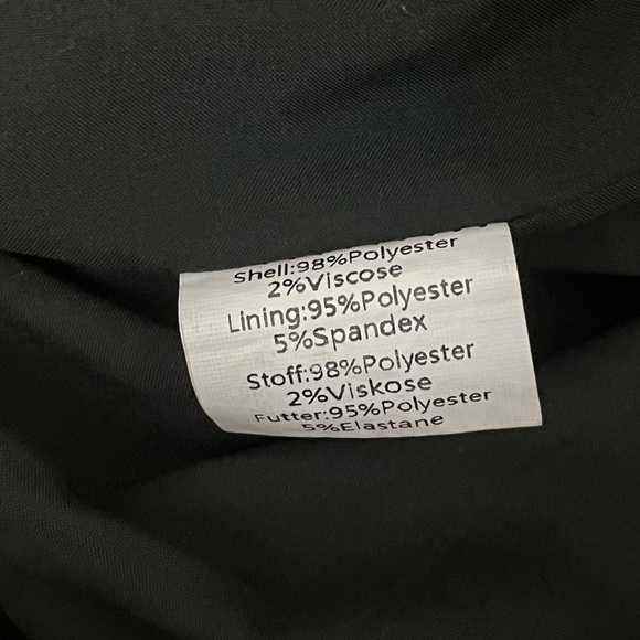 Liumilac Women's Swiss Dot Long Sleeve Chiffon Blouse Sheer Mesh Overlay Black S - Picture 8 of 10